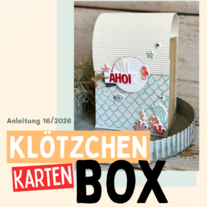 Klötzchen Karten Box - 16/2026 im Karos Kreativklub [Digital]
